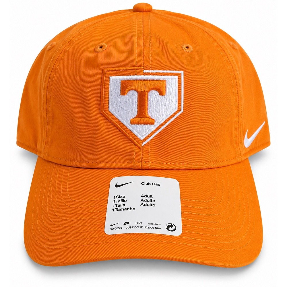 New Nike Tennessee Volunteers Vols Club Cap Hat Orange Adjustable NCAA NWT